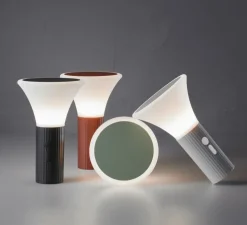 Lampe, Baladeuse, Spot, vert mat, IP44, LED, dim, 3000K, 200 lm, Ø12cm, H18,5cm - MDC