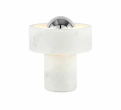 Lampe*Tom Dixon Lampe, Baladeuse, Stone, , LED, dim, 3000K, 160 lm, Ø19cm, H28cm - argent