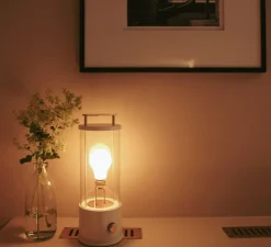 Lampe, Baladeuse, The Muse, Candlenut, blanc, IP44, 2800K, 400lm, Ø12,5cm, H33,8cm - Tala