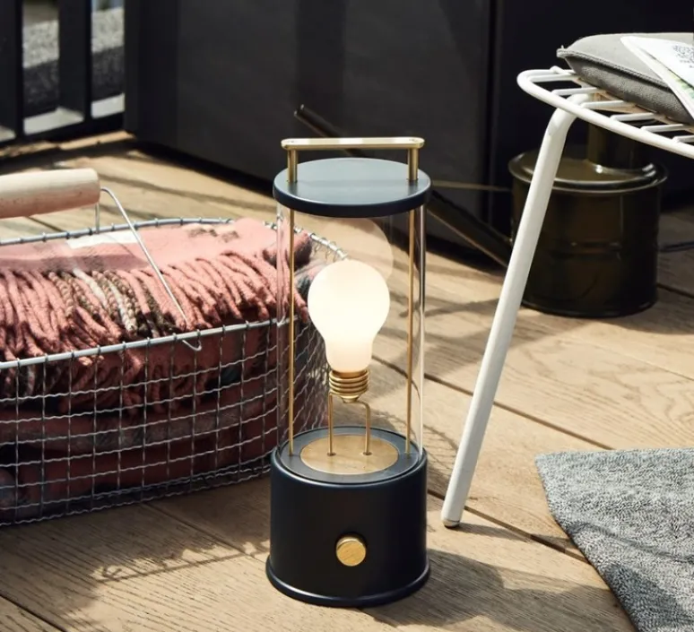 Lampe*Tala Lampe, Baladeuse, The Muse, Hackles, IP44, 2800K, 400lm, Ø12,5cm, H33,8cm - Hackles noir