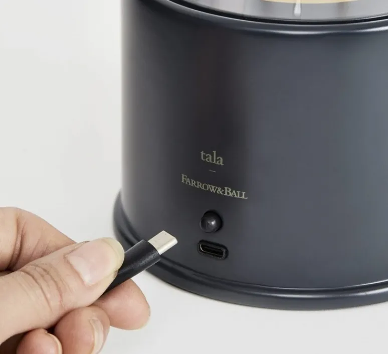 Lampe*Tala Lampe, Baladeuse, The Muse, Hackles, IP44, 2800K, 400lm, Ø12,5cm, H33,8cm - Hackles noir