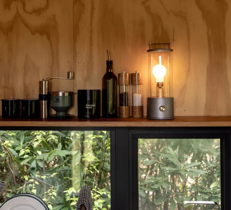 Lampe*Tala Lampe, Baladeuse, The Rugged Muse, , IP65, 2800K, 400lm, Ø12,5cm, H33,8cm - Argent