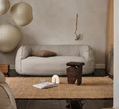 Enfants|Lampe*Ferm Living Lampe, Baladeuse, Vuelta, , IP44, LED, dim, 2200K, 40 lm, L16,5cm, H15,5cm - blanc, laiton