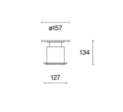 Lampe, Baladeuse, w241 Faro, blanc, IP54, LED, dim, 2700K, 170 lm, L15,7cm, H13,4cm - Wastberg