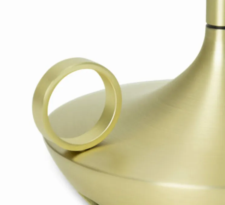 Lampe, baladeuse, Wick S, laiton, IP44, LED, dim, 2600K, 35 lm, Ø12cm, H16,5cm - Graypants