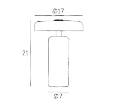 Lampe*Design by us Lampe, Baladeuse,Trip, Indian Green, Marbre vert, opaline ambre, IP44, LED, dim, 3000K, Ø17cm, H21cm - Marbre vert, ambre brillant