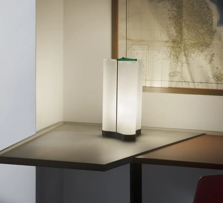 Lampe*Nemo Lighting Lampe, Cabanon, réédition Le Corbusier, , Ø21cm, H42cm - blanc, zinc noir