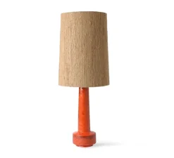 Lampe*HKLIVING Lampe, Cone + Retro Stoneware, céramique, , Ø32cm, H80cm - HK Living marron, rouge