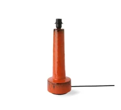 Lampe*HKLIVING Lampe, Cone + Retro Stoneware, céramique, , Ø32cm, H80cm - HK Living marron, rouge