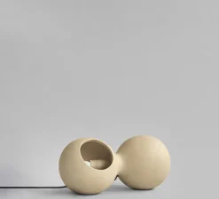 Lampe, céramique, Le deux, sable, L32cm, H14,5cm - 101 Copenhagen