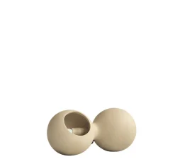 Lampe, céramique, Le deux, sable, L32cm, H14,5cm - 101 Copenhagen