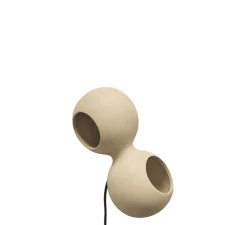 Lampe, céramique, Le deux, sable, L32cm, H14,5cm - 101 Copenhagen