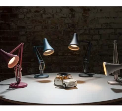 Lampe de bureau, 90 mini mini, noir carbone, LED, 3000K, 470lm, L38cm, H32cm - Anglepoise