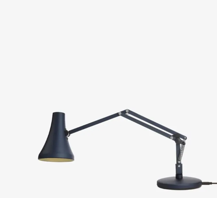 Lampe de bureau, 90 mini mini, bleu gris, LED, 3000K, 470lm, L38cm, H32cm - Anglepoise