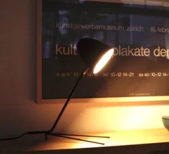 Lampe de bureau, Cocotte, noir, H34cm - Serge Mouille