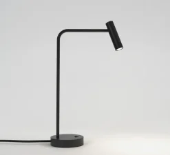 Lampe de bureau, Enna Desk Led, noir mat, LED, 2700K, 124 lm, L12cm, H45cm - Astro