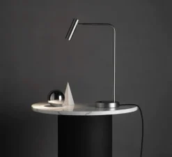 Lampe*Astro Lampe de bureau, Enna Desk Led, , LED, 2700K, 124 lm, L12cm, H45cm - nickel