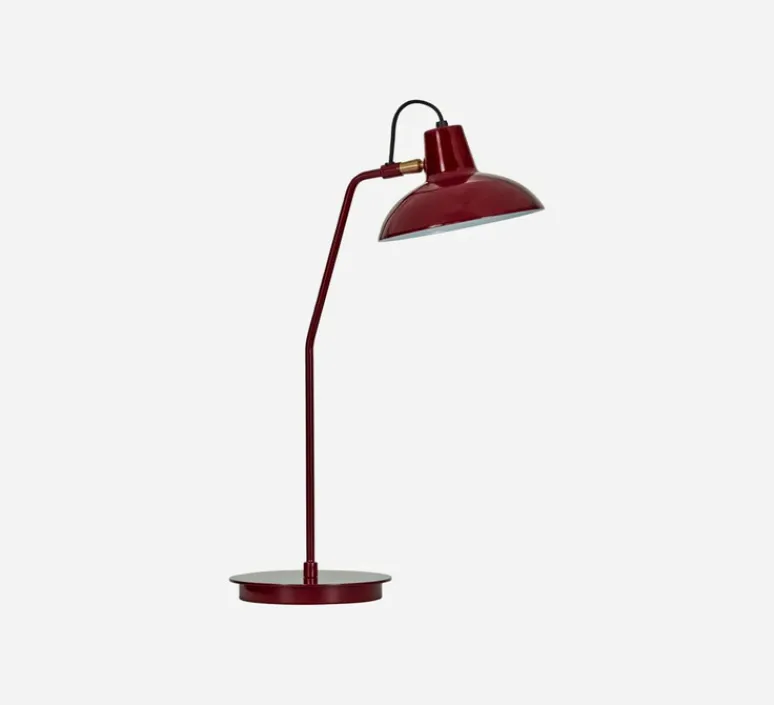 Lampe*House Doctor Lampe de bureau, HDDesk, , Ø18cm, H50cm - rouge