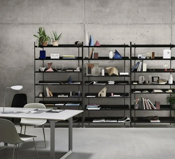 Lampe de bureau, Leaf, blanc, 2700K, 370lm, H41,5cm - Muuto