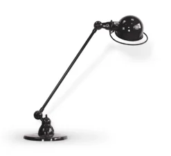 Lampe de bureau, Loft D6000I, Noir brillant poli, Ø15cm, H60cm - Jieldé