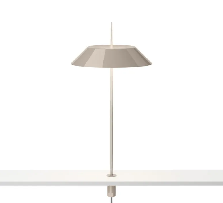 Lampe*Vibia Lampe de bureau, Mayfair Mini, boulonné sans socle, , LED, 2700K, 223 lm, Ø20cm, H38cm - beige