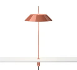 Lampe*Vibia Lampe de bureau, Mayfair Mini, boulonné sans socle, , LED, 2700K, 223 lm, Ø20cm, H38cm - terracotta