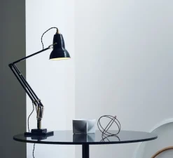 Lampe*Anglepoise Lampe de bureau, Original 1227 Brass, , Ø14cm H49cm- noir