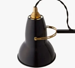 Lampe*Anglepoise Lampe de bureau, Original 1227 Brass, , Ø14cm H49cm- noir