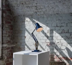 Lampe*Anglepoise Lampe de bureau, Original 1227 Brass, , Ø14cm H49cm - Ink Blue