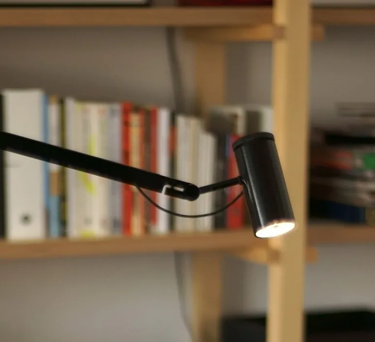 Lampe*Marset Lampe de bureau, Polo, , LED, 3000K, 520lm, H44cm - noir