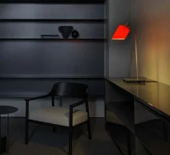 Lampe*Nemo Lighting Lampe de bureau, réédition de Charlotte Perriand, , L15cm, H51cm - rouge