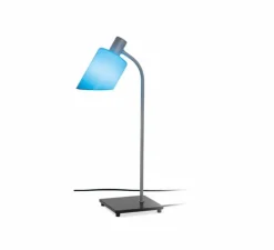 Lampe de bureau, réédition de Charlotte Perriand, bleu marine, L15cm, H51cm - Nemo Lighting