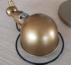 Lampe|Enfants*Jieldé Lampe de bureau, Signal 2 Bras, SI333, brillant, nacré, Ø16cm, H60cm - or