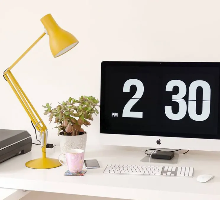 Lampe de bureau, Type 75, jaune, moutarde, Margaret Howell, Ø14cm, H57cm - Anglepoise