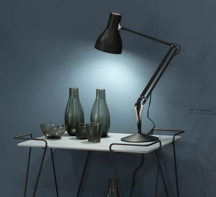 Lampe de bureau, type 75, noir, Ø14cm, H57cm - Anglepoise