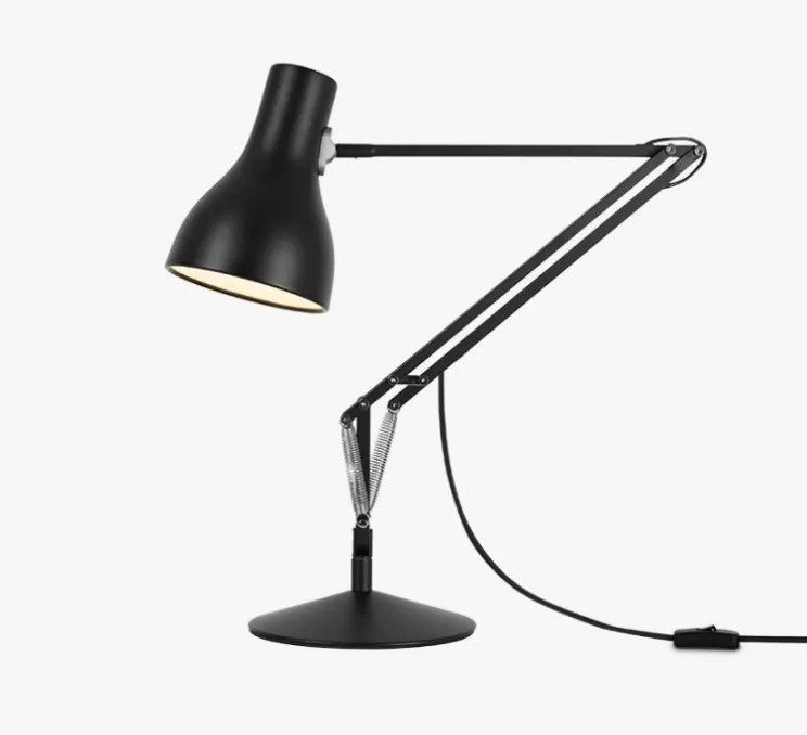 Lampe de bureau, type 75, noir, Ø14cm, H57cm - Anglepoise