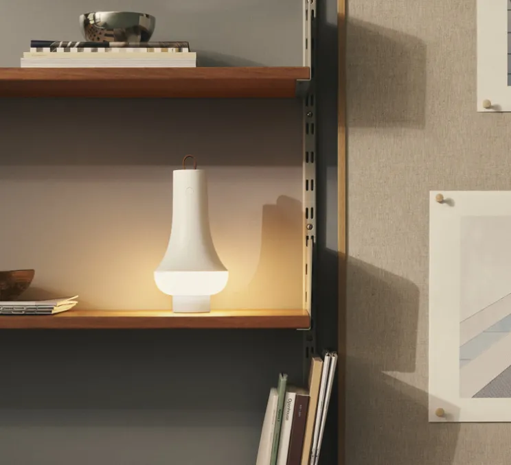 Lampe de poche, Tomoshi, blanc, LED, dim, 2700K, 81 lm, Ø12,5cm, H27,1cm - Louis Poulsen