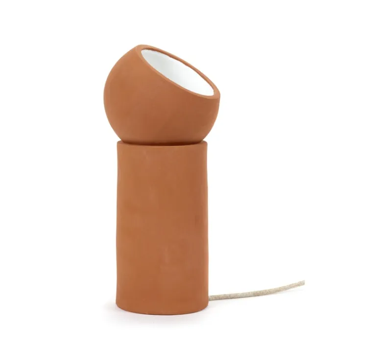 Lampe*Serax Lampe de sol, Terra Light M, , Ø16,5cm, H39cm - terracotta