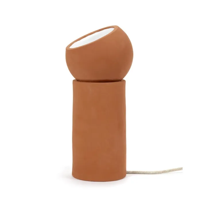 Lampe*Serax Lampe de sol, Terra Light M, , Ø16,5cm, H39cm - terracotta