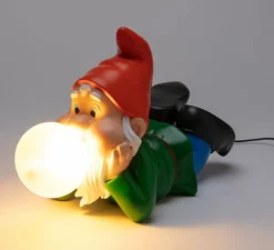 Enfants|Lampe*Seletti Lampe, Gummy Dreaming, nain réveur, , L18cm, H40cm - rouge