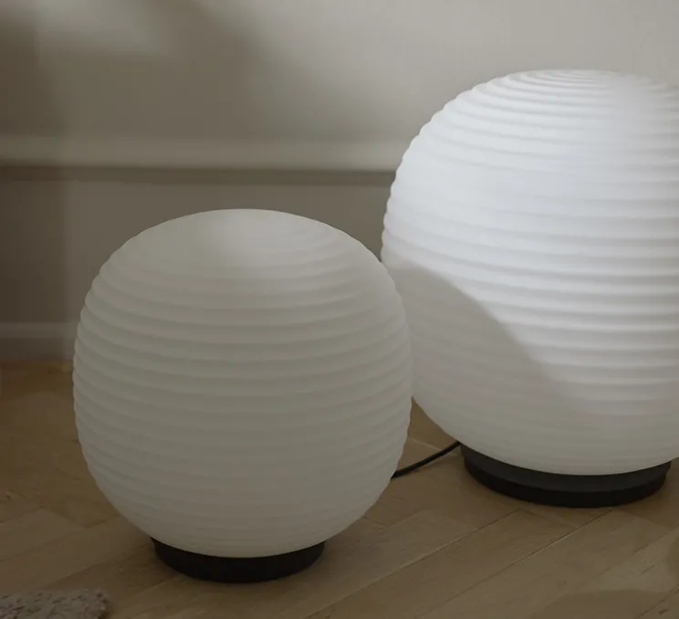 Lampe, Lantern Large, blanc, Ø40cm, H42cm - New Works