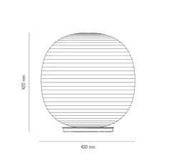 Lampe, Lantern Large, blanc, Ø40cm, H42cm - New Works