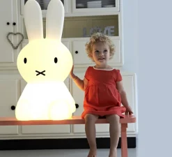 Lampe Lapin, enfants, Miffy XL, blanc, H80cm - Mr Maria