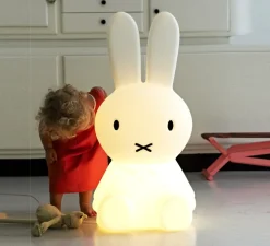 Lampe Lapin, enfants, Miffy XL, blanc, H80cm - Mr Maria