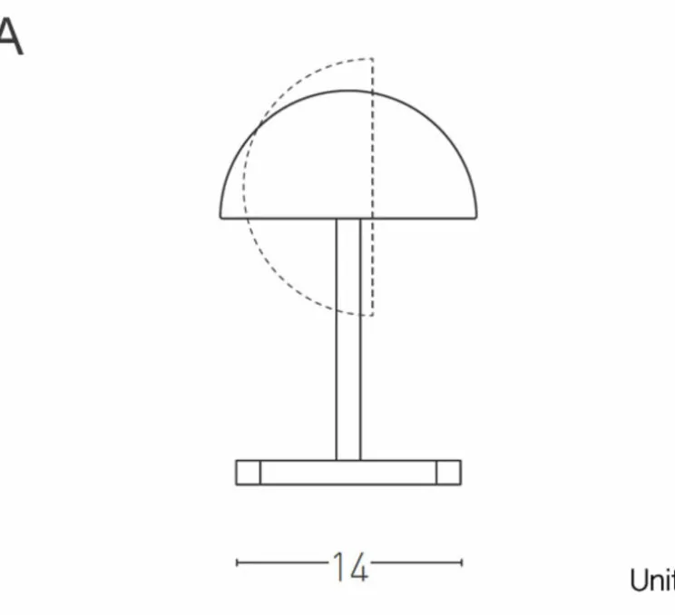 Lampe, MJA, Jaques Adnet, chrome, câble USA, H25cm, L18.5cm - LUMEN CENTER ITALIA