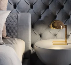 Lampe*Lumen Center Italia Lampe, MJA, Jaques Adnet, , L18.5cm, H25cm - or