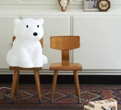 Lampe|Enfants*Mr Maria Lampe Ours, enfants, Nanuk, , H41cm - blanc