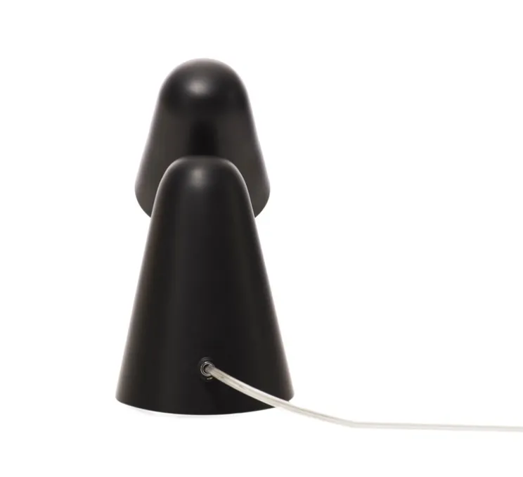 Lampe, Peppone, noir, LED, 2700K, 340lm, Ø9,5cm, H26,5cm - Formagenda