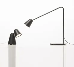 Lampe, Peppone, noir, LED, 2700K, 340lm, Ø9,5cm, H26,5cm - Formagenda