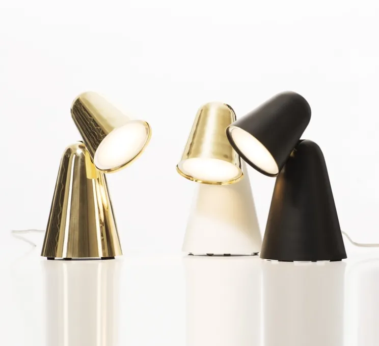 Lampe, Peppone, noir, LED, 2700K, 340lm, Ø9,5cm, H26,5cm - Formagenda